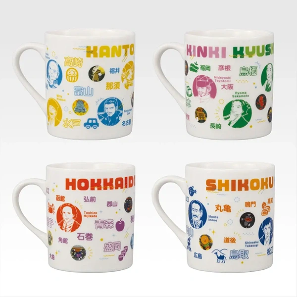 日本名產集合！在地特產 馬克杯 約9cm