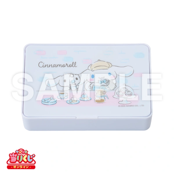 大耳狗 附鏡化妝盒 白色 約11×17×4cm