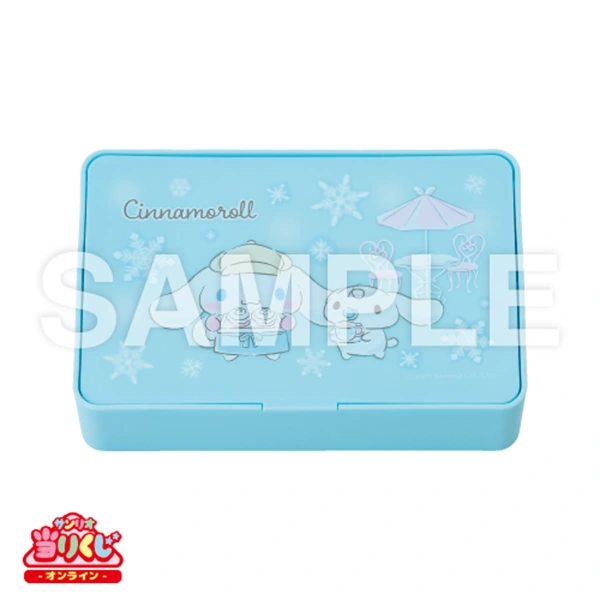 大耳狗 附鏡化妝盒 白色 約11×17×4cm