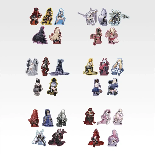 勝利女神：妮姬 背影魅力貼紙組 約6cm