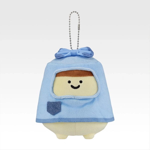 布丁君 雨衣ver. 吊飾娃娃 約9~12cm 
