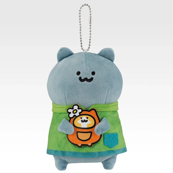 貓咪&小貓 雨衣ver. 吊飾娃娃 約9~12cm 