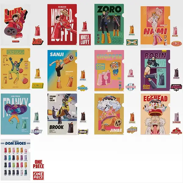 航海王 A4資料夾＆貼紙套組