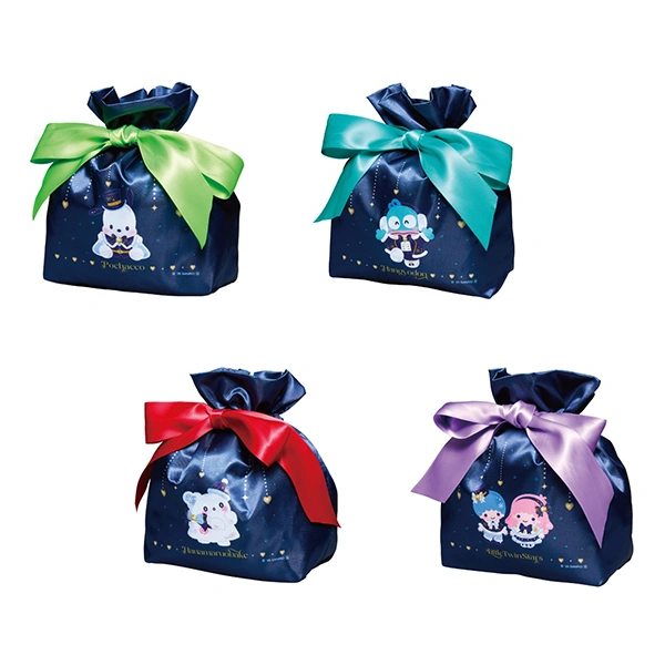 三麗鷗角色 禮物造型收納袋 約19×25×9cm