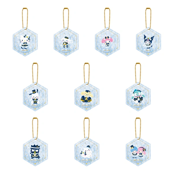 三麗鷗角色 Holiday主題 壓克力吊飾 約7cm