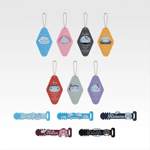 史萊姆 軟膠收藏（吊飾約約8cm／束帶約10cm）