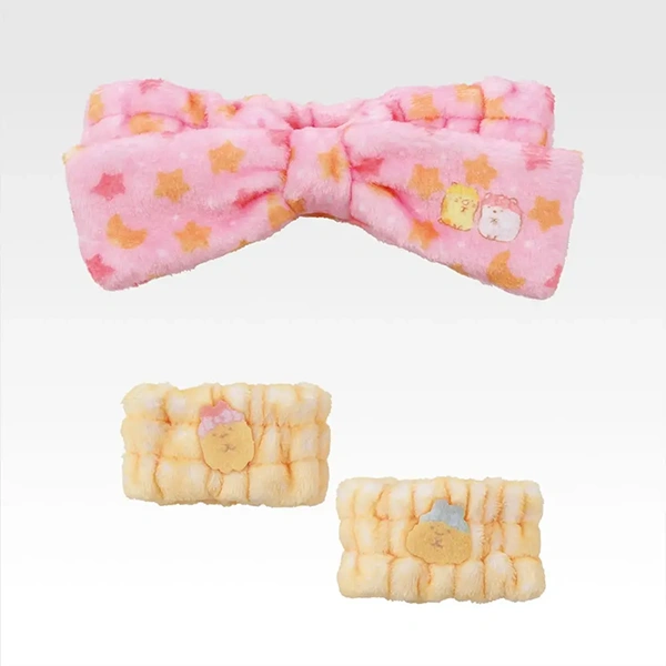 洗臉套裝（髮帶約20cm／腕帶約8cm）