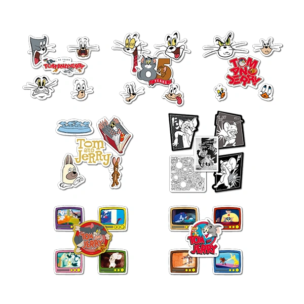 Tom and Jerry 貼紙組 約10cm