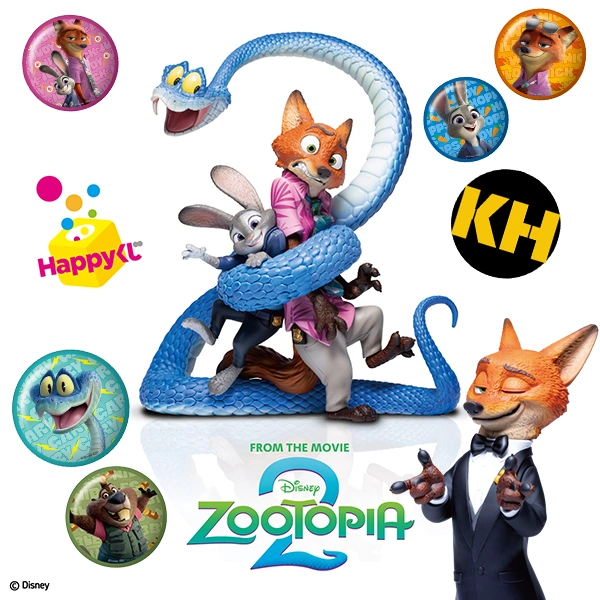 Happy賞 動物方城市 2 瘋狂動物城 Zootopia