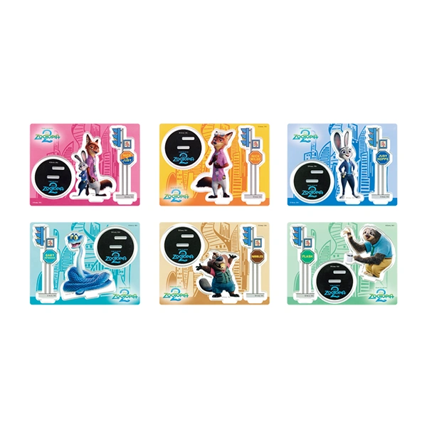 動物方城市 角色立牌 約10.5✕14cm