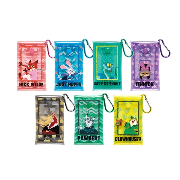 動物方城市 角色吊飾零錢包 約12×8cm