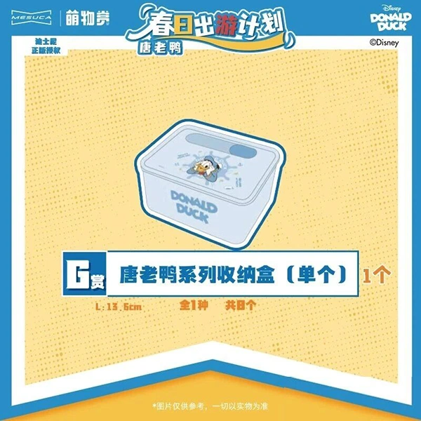 唐老鴨 收納盒 約13.6cm