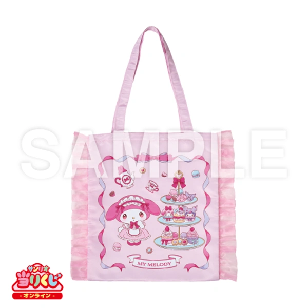 荷葉邊托特包 美樂蒂ver. 約36×33cm