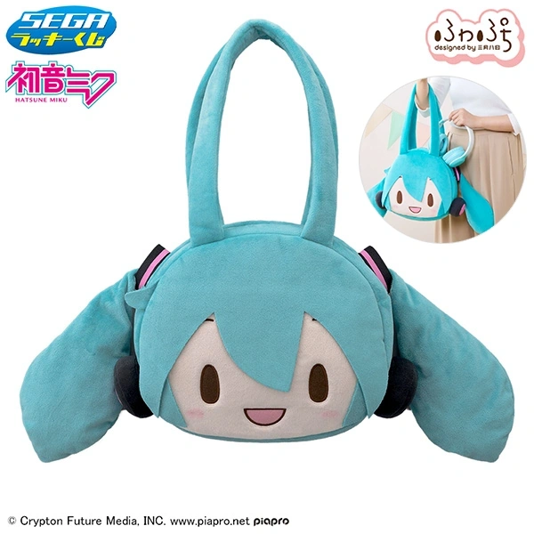 初音未來 大頭提包 約26×40cm