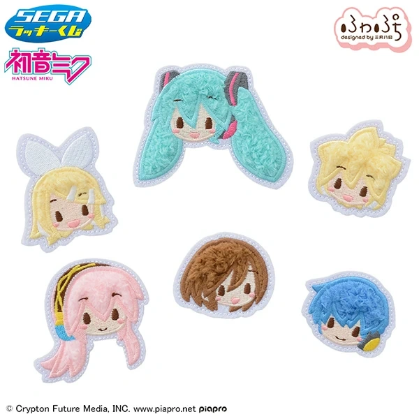 Vocaloid Piapro Characters 毛絨貼紙 約5cm