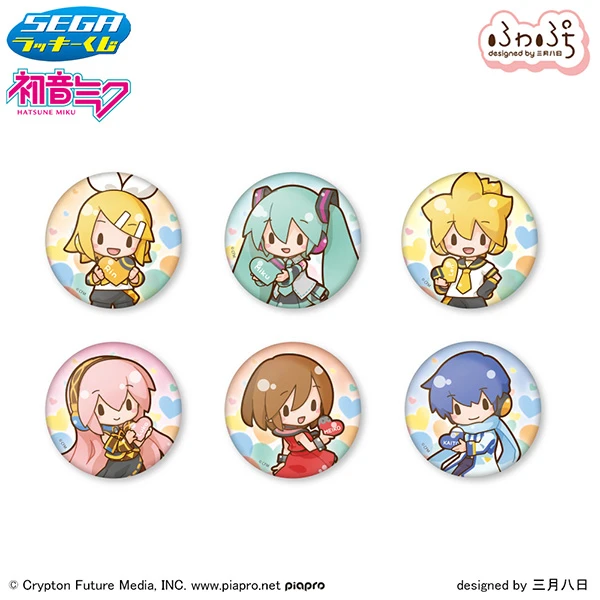 Vocaloid Piapro Characters 徽章 約5.6cm