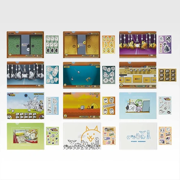 貓咪大戰爭 A4資料夾&貼紙組