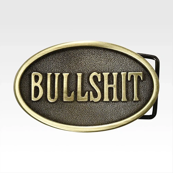 BULLSHIT皮帶扣 MASTERELIVE COLLECTION 約9cm