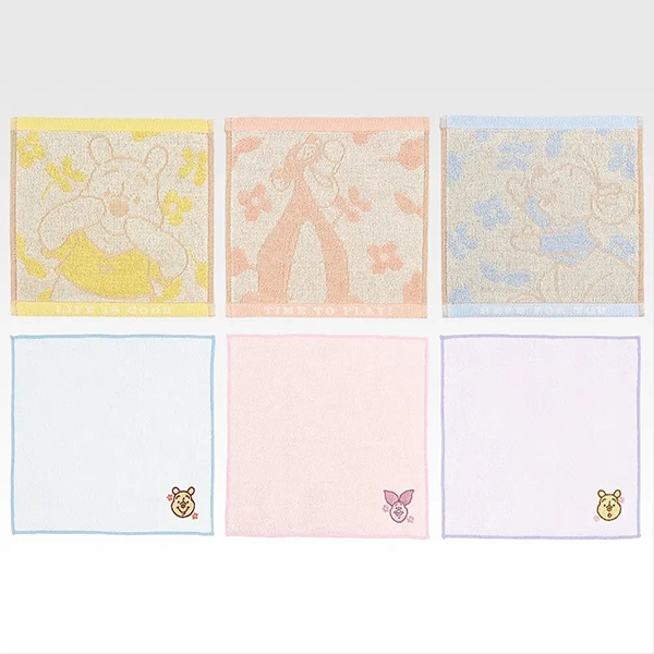 小熊維尼 主題方巾  約21cm