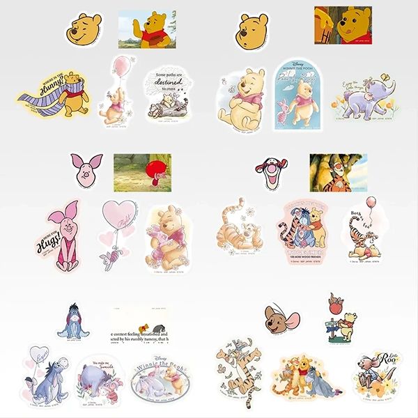 小熊維尼 貼紙套組 約4～8cm