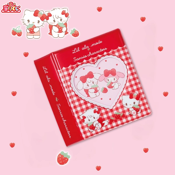 Lil ala mode × Sanrio 主題卡冊 紅色 約11cm