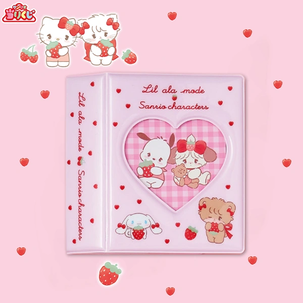 Lil ala mode × Sanrio 主題卡冊 粉紅色 約11cm