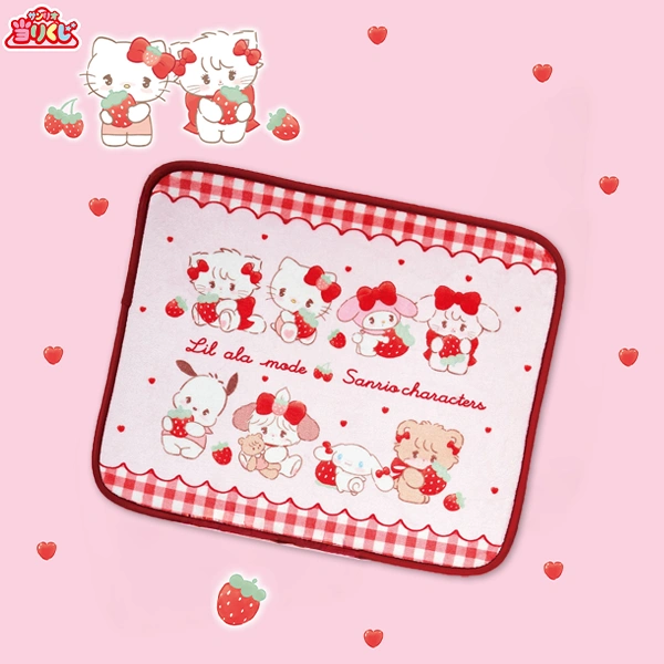 Lil ala mode × Sanrio 四方形地墊 約49cm