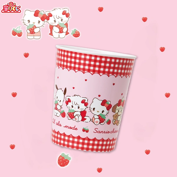 Lil ala mode × Sanrio 圓筒收納桶 約21.5cm