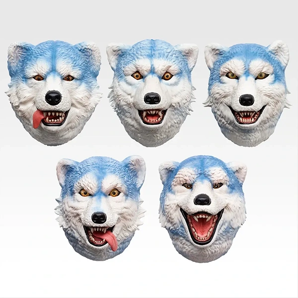 MWAM 狼頭磁鐵頭雕 約6cm