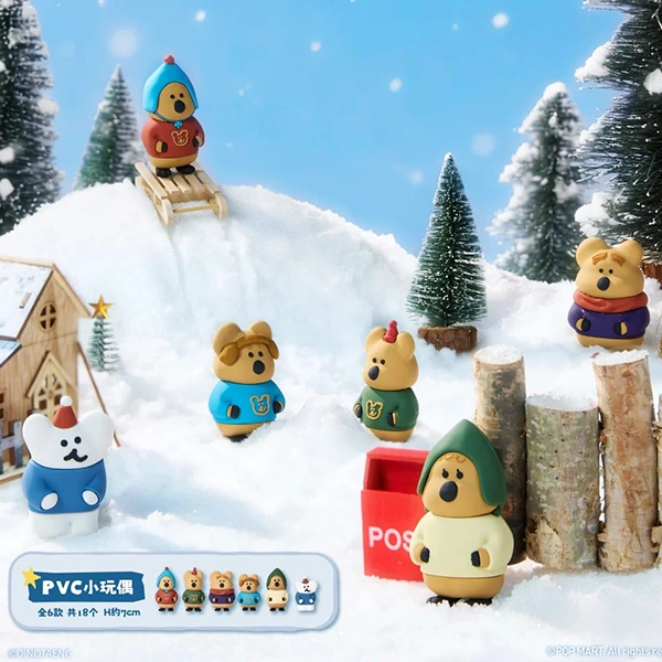 柿子椒熊 PVC 小公仔 模型 約7cm