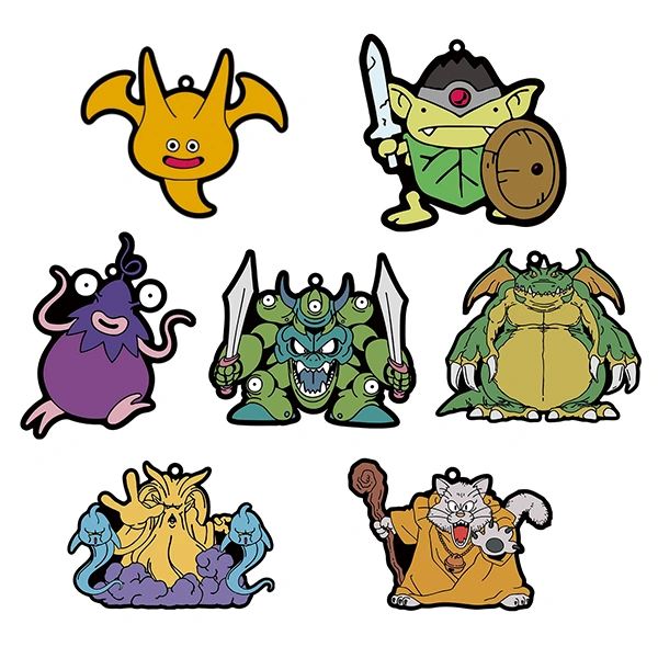 勇者鬥惡龍 怪物軟膠吊飾 約8cm