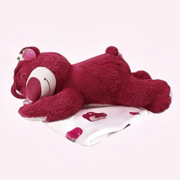 草莓熊 二合一 毛毯娃娃 約50cm