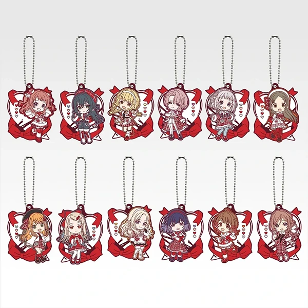 學園偶像大師 Q版角色軟膠吊飾 約5.5cm