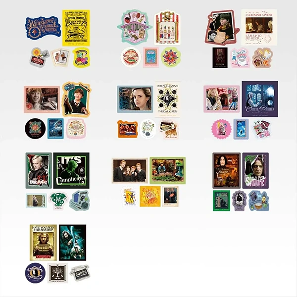 哈利波特 主題貼紙套組 約5cm
