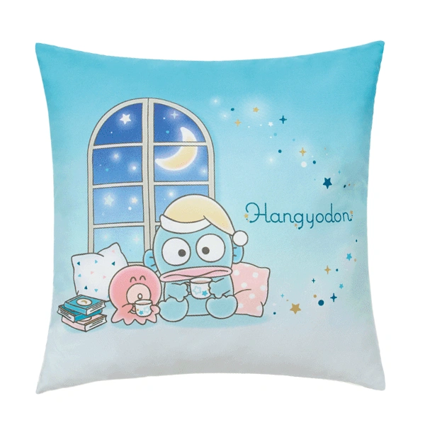 漢頓&小百合 主題抱枕 藍色款 約33cm