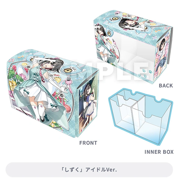 しずく 偶像服裝ver. 塑膠卡盒 約15x9.8x6.5cm