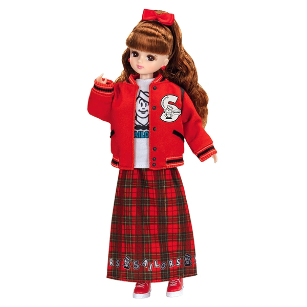 Licca SAILORS 紅色運動夾克 娃娃 約24cm