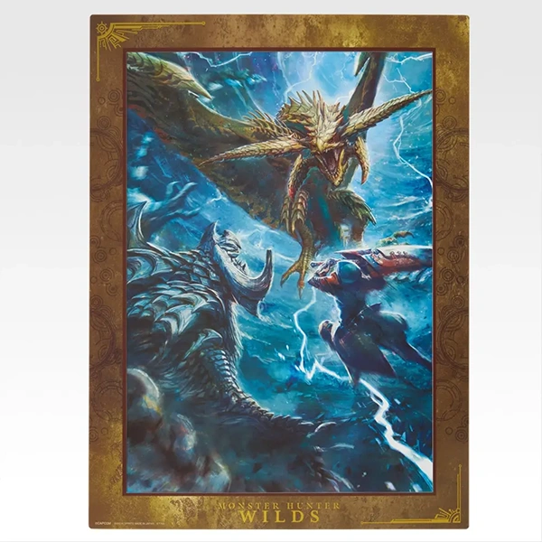 魔物獵人 羽山晃平老師 畫板 約35.5×48cm