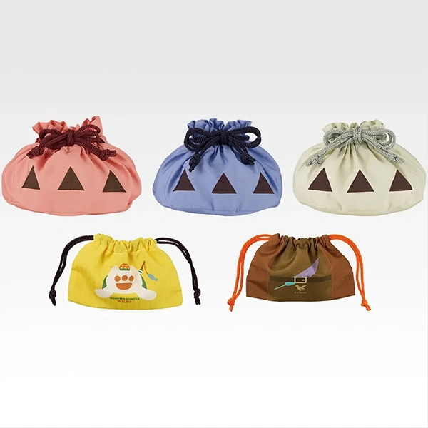 魔物獵人 荒野 主題束口袋 約10cm