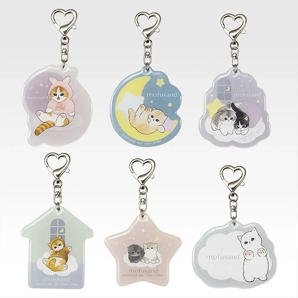 mofusand 立體飽滿 貓咪吊飾 約6cm