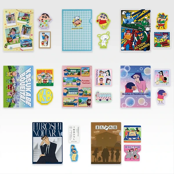 蠟筆小新 主題A4資料夾&貼紙組