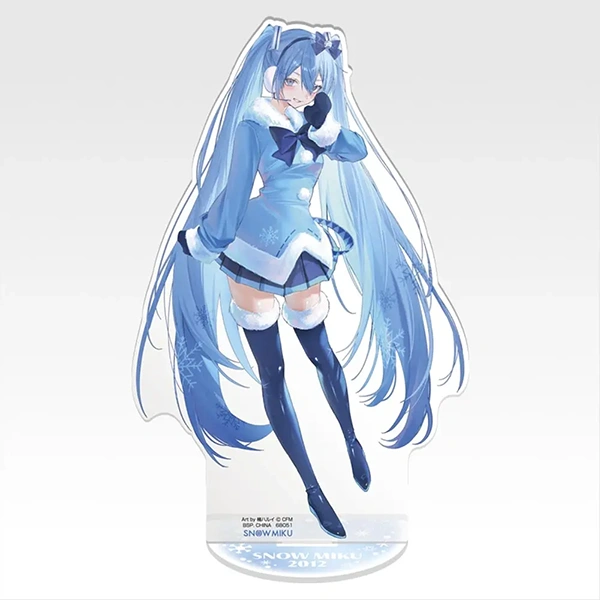 2012 雪初音 楠ハルイ老師 立牌 約21cm