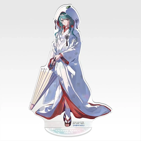 2013 雪初音 Lunar老師 立牌 約21cm