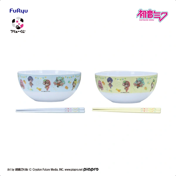 VOCALOID 主題 碗約15cm／筷約18cm