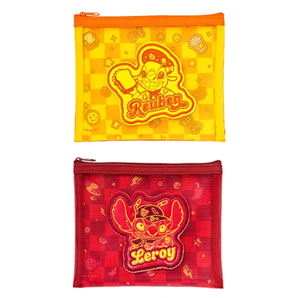 史迪奇 主題拉鍊包 約18×15cm