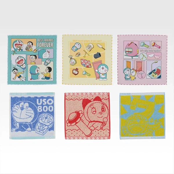 哆啦A夢 主題方巾 約20-23cm