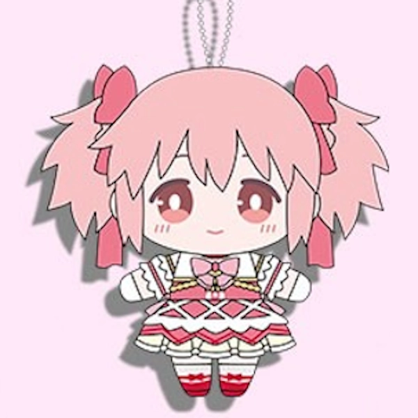 鹿目圓 娃娃吊飾 約12cm