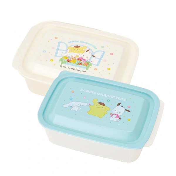 三狗 保鮮盒套組 約11.8×17.5×5.5cm