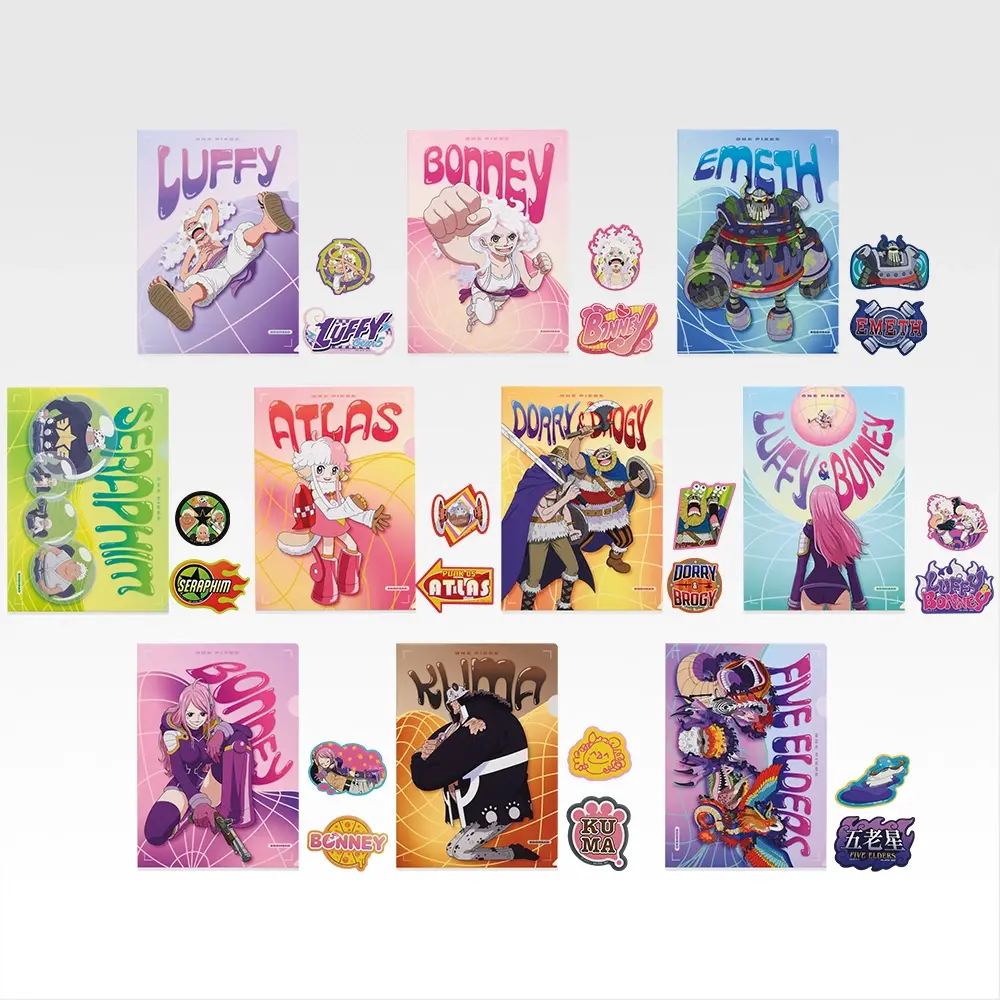 航海王 角色A4資料夾&貼紙套組