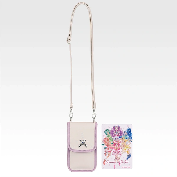 Yes! 光之美少女5GoGo! B款 側背包約18cm／小卡約8cm